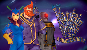 Cover for Kaptain Brawe: A Brawe New World.