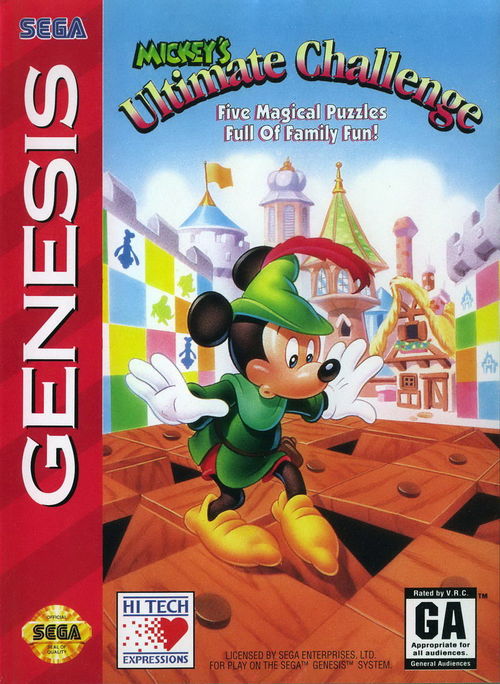 Cover for Mickey's Ultimate Challenge.