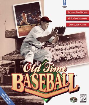 Cover for Old Time Baseball.