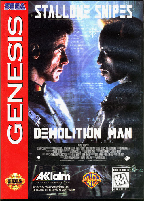 Cover for Demolition Man.