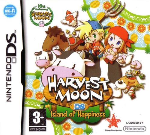 Cover for Harvest Moon DS: Island of Happiness.