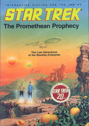 Cover for Star Trek: The Promethean Prophecy.