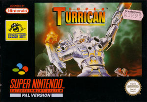 Cover for Super Turrican.