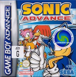 Cover for Sonic Advance.
