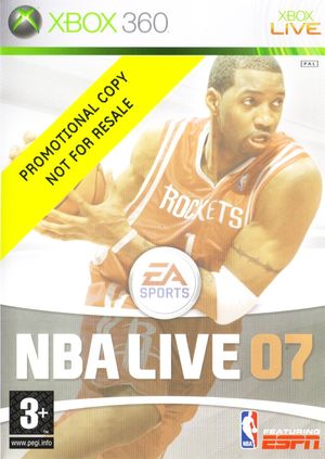 Cover for NBA Live 07.