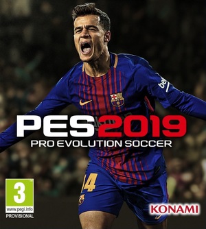Cover for Pro Evolution Soccer 2019.