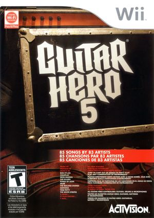 Cover for Guitar Hero 5.