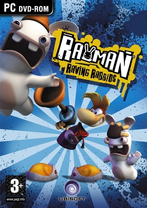 Cover for Rayman Raving Rabbids.
