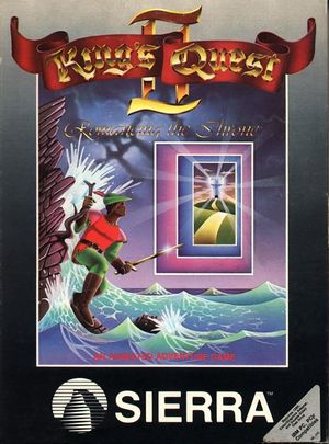 Cover for King's Quest II: Romancing the Throne.