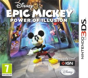 Cover for Epic Mickey: Power of Illusion.