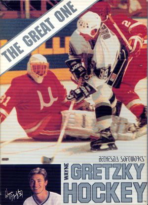 Cover for Wayne Gretzky Hockey.