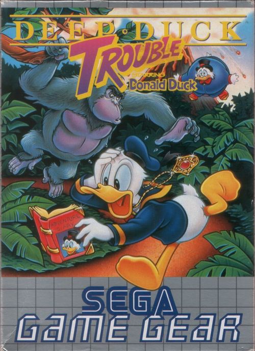 Cover for Deep Duck Trouble Starring Donald Duck.