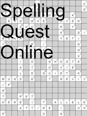 Cover for Spelling Quest Online.