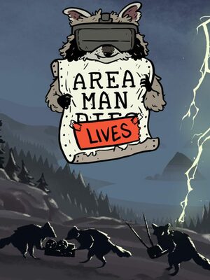 Cover for AREA MAN LIVES.