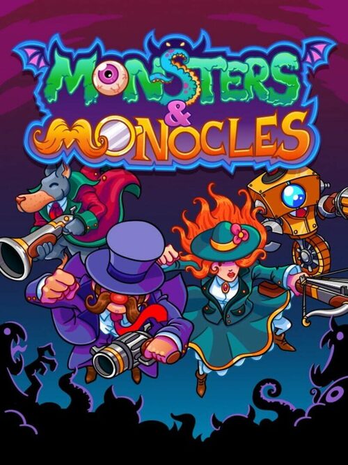 Cover for Monsters and Monocles.