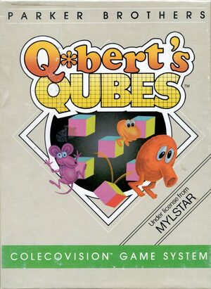 Cover for Q*bert's Qubes.