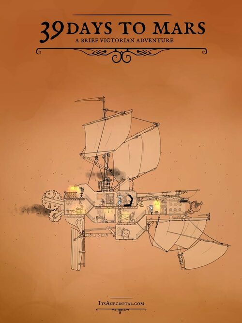 Cover for 39 Days to Mars.