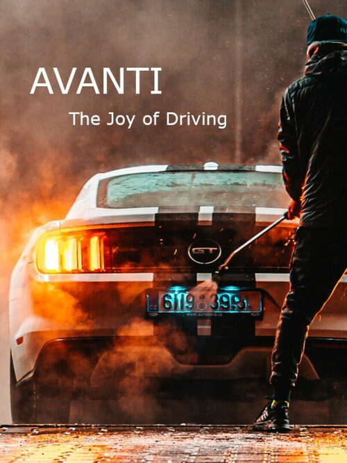 Cover for AVANTI - The Joy of Driving.