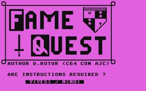 Cover for Fame Quest.