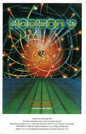Cover for Horizon V.