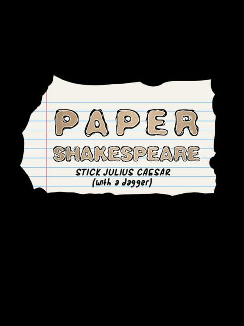 Cover for Paper Shakespeare: Stick Julius Caesar (with a dagger).