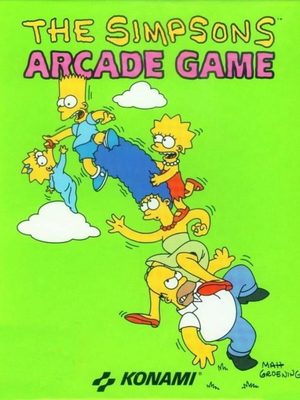 Cover for The Simpsons Arcade Game.