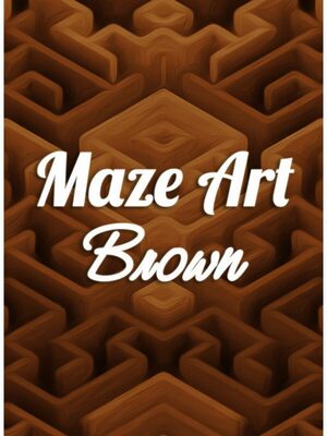 Cover for Maze Art: Brown.