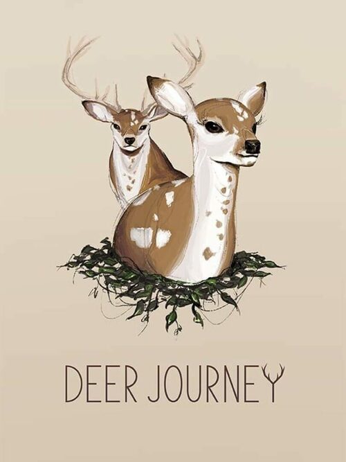 Cover for Deer Journey.