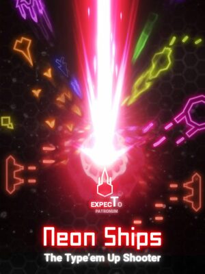 Cover for Neon Ships: The Type'em Up Shooter.