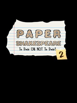 Cover for Paper Shakespeare: To Date or Not To Date? 2.