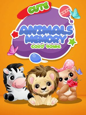 Cover for Cute Animals Memory Card Game.
