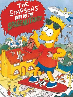 Cover for The Simpsons: Bart vs. the Space Mutants.