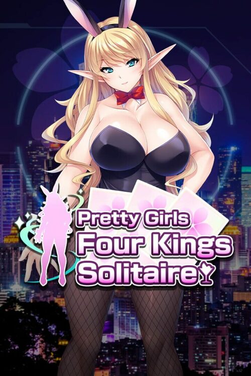 Cover for Pretty Girls Four Kings Solitaire.