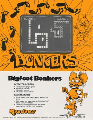 Cover for Bigfoot Bonkers.