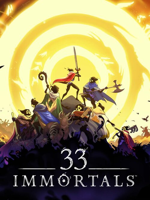 Cover for 33 immortals.