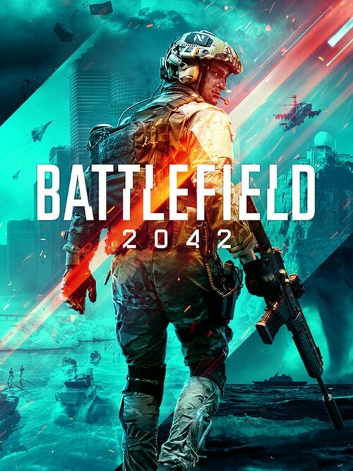 Cover for Battlefield 2042.