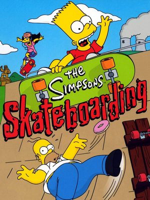 Cover for The Simpsons Skateboarding.
