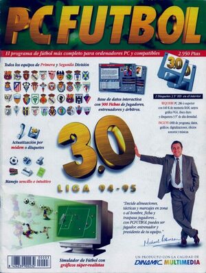 Cover for PC Futbol 3.0.