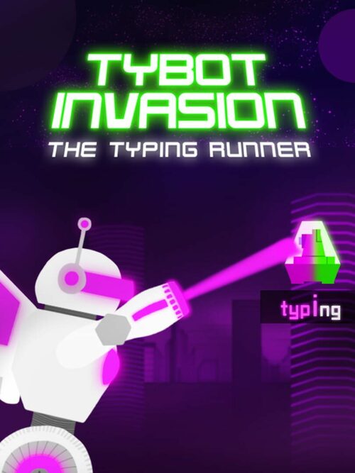 Cover for Tybot Invasion: The Typing Runner.