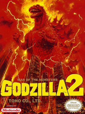 Cover for Godzilla 2: War of the Monsters.