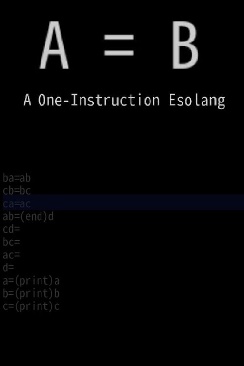 Cover for A=B.