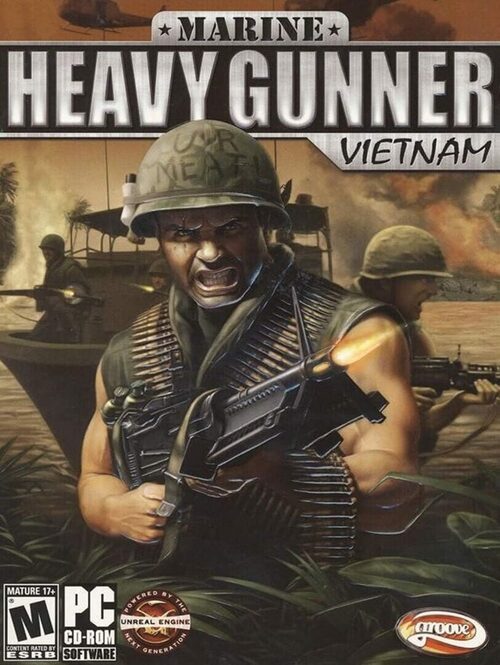 Cover for Marine Heavy Gunner: Vietnam.