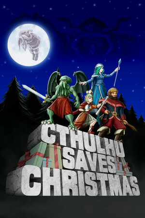 Cover for Cthulhu Saves Christmas.