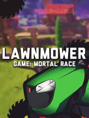 Cover for Lawnmower game: Mortal Race.