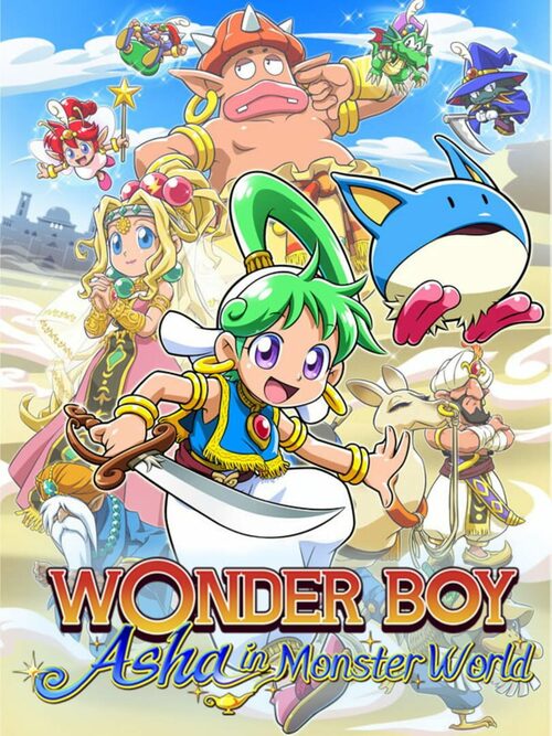 Cover for Wonder Boy Asha in Monster World.