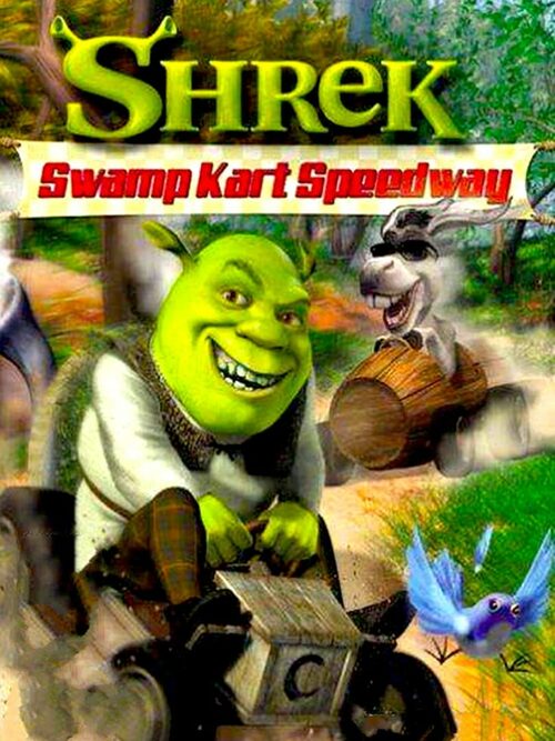 Cover for Shrek: Swamp Kart Speedway.