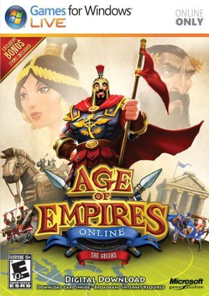 Cover for Age of Empires Online.