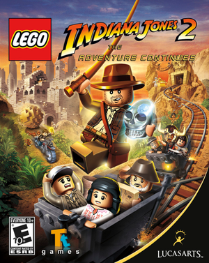 Cover for Lego Indiana Jones 2: The Adventure Continues.