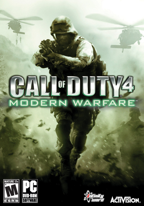 Cover for Call of Duty 4: Modern Warfare.