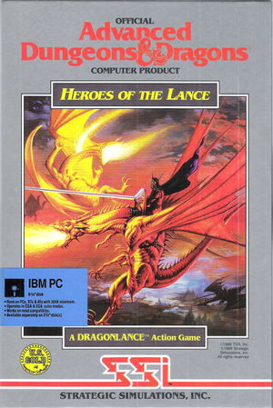 Cover for Heroes Of The Lance.
